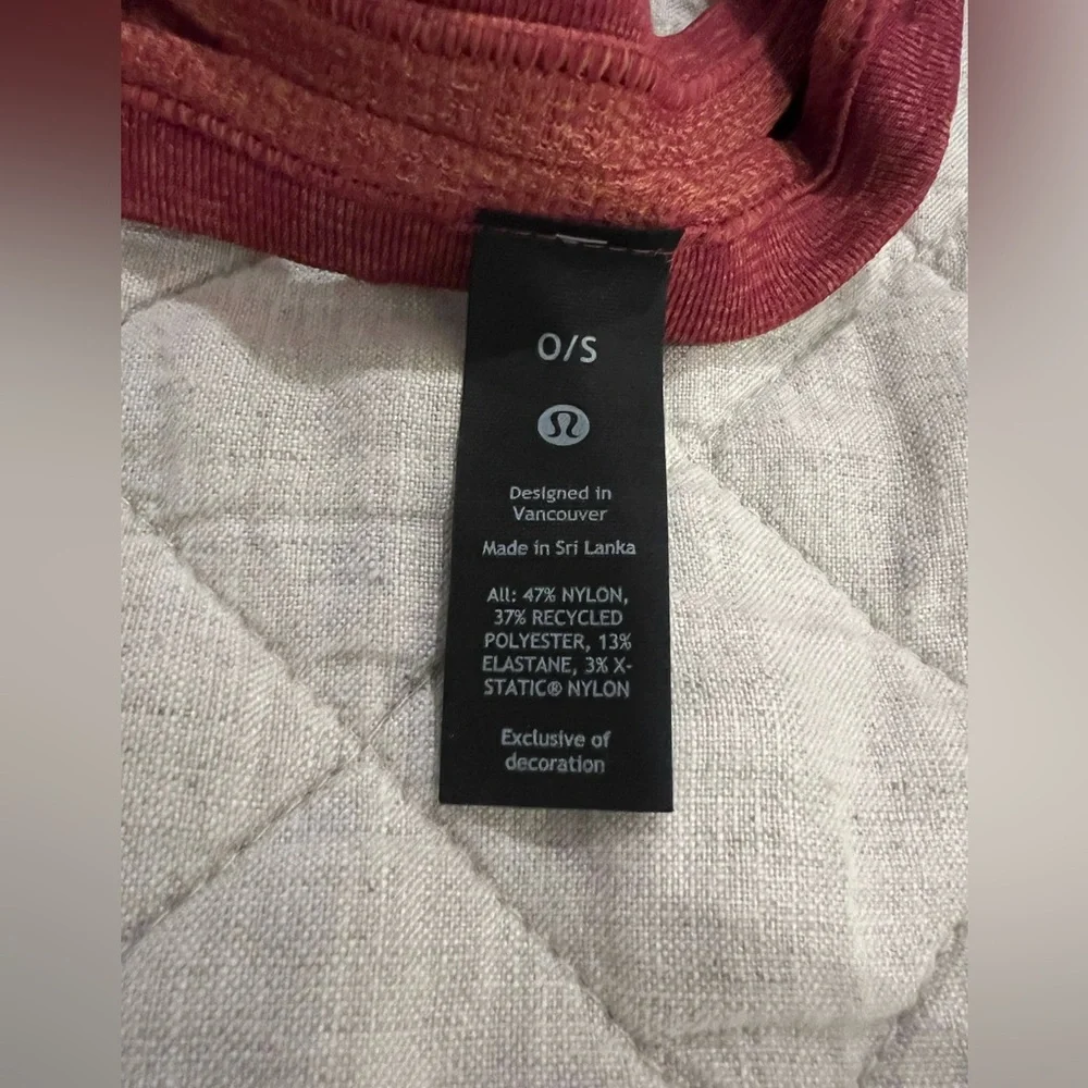lululemon athletica Rust/Brick Stretch Workout Headband